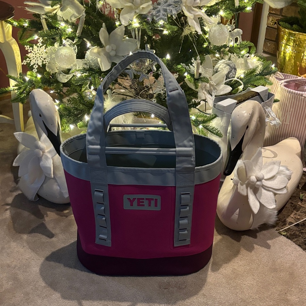 YETI camino 35 tote in prickly pear  Tote Bag
Bag is available